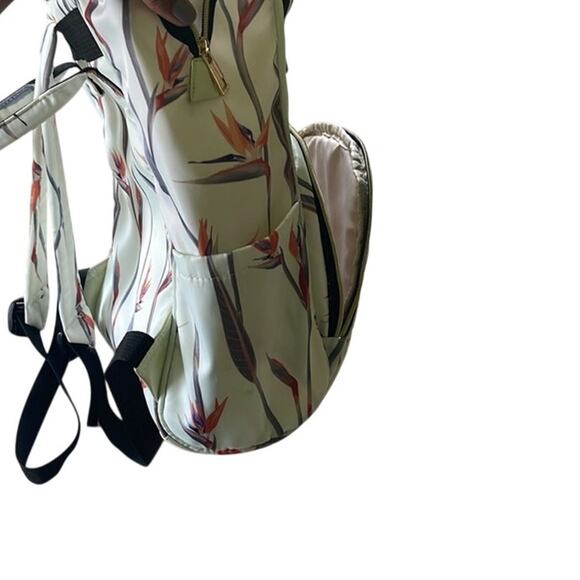 Lex Breezy Anthurium Print Diaper Bag/ Backpack - Picture 5 of 5